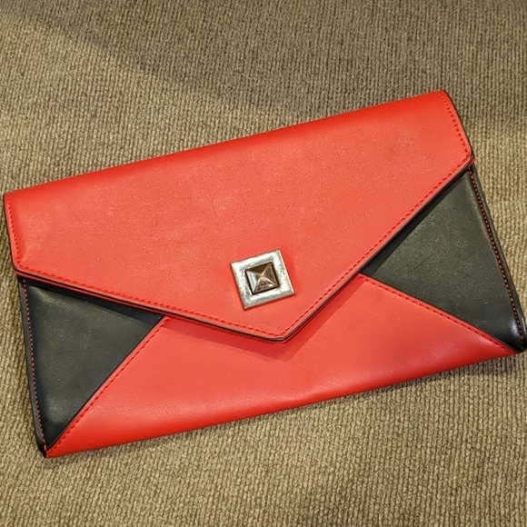 Handbags - Urban Expressions Vegan Leather 80s Style Clutch